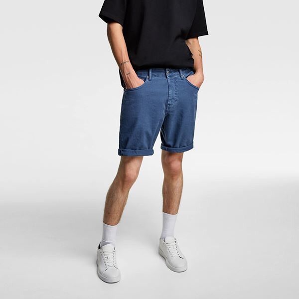 Zara шорты мужские джинсовые