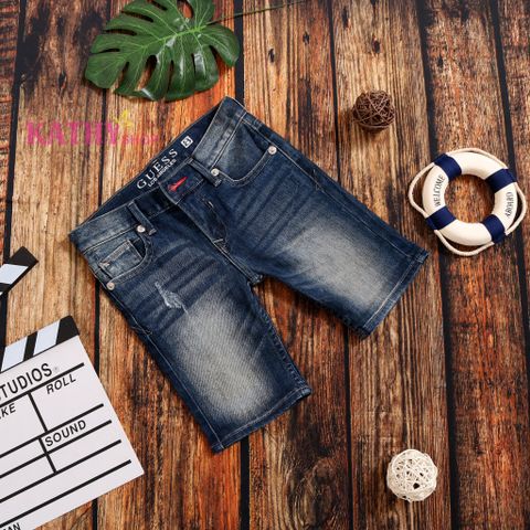 Quần Jeans lửng bé trai sành điệu GUESS