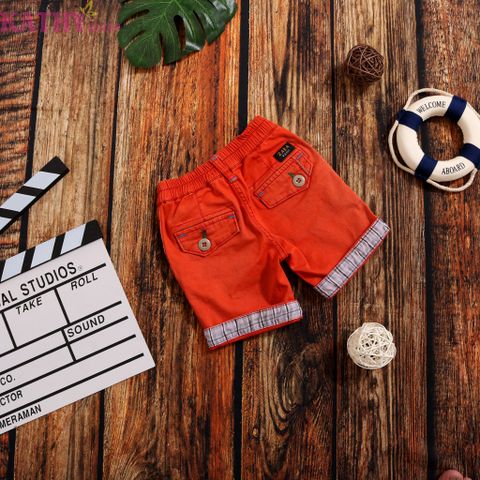 Quần shorts kaki ống gấp phá cách sành điệu ZaRa Fashion Kids 