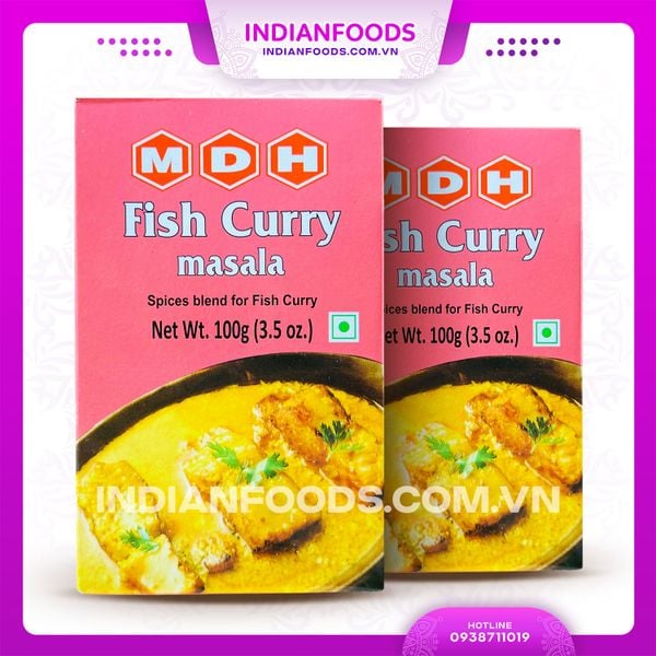  Bột gia vị cà ri cá Ấn Độ MDH Fish Curry Masala 100gr 