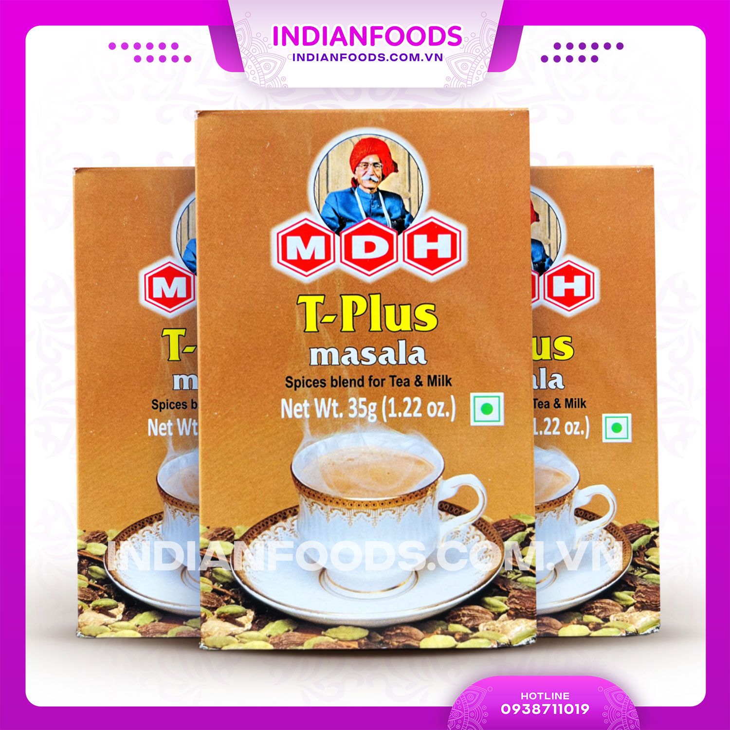 bot gia vi lam tra sua an do mdh t plus masala 35gr