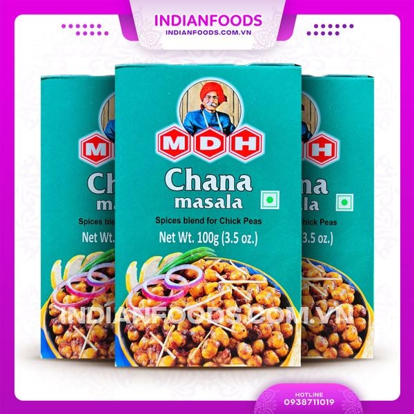 Bột gia vị cà ri đậu gà Ấn Độ MDH Chana Masala 100gr 