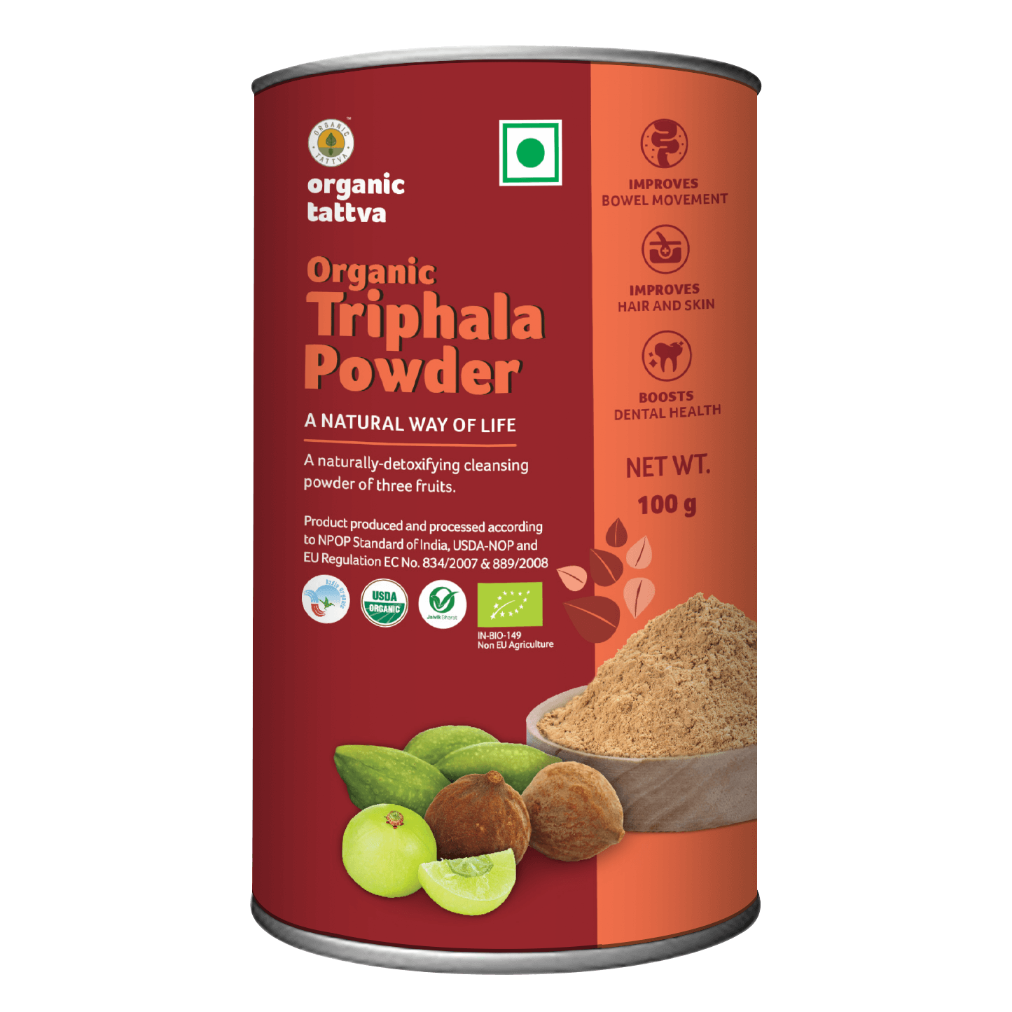 Bột Triphala hữu cơ Ấn Độ Tattva Organic Triphala Powder 100gr – INDIANFOODS - Thực Phẩm Ấn Độ Bột Triphala hữu cơ Ấn Độ Tattva Organic Triphala Powder 100gr – INDIANFOODS - Thực Phẩm Ấn Độ