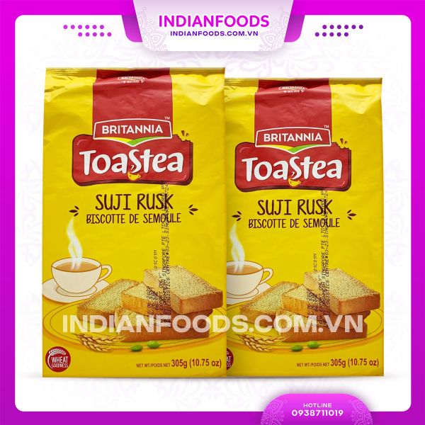 Bánh mỳ nướng BRITANNIA Suji Rusk 305gr