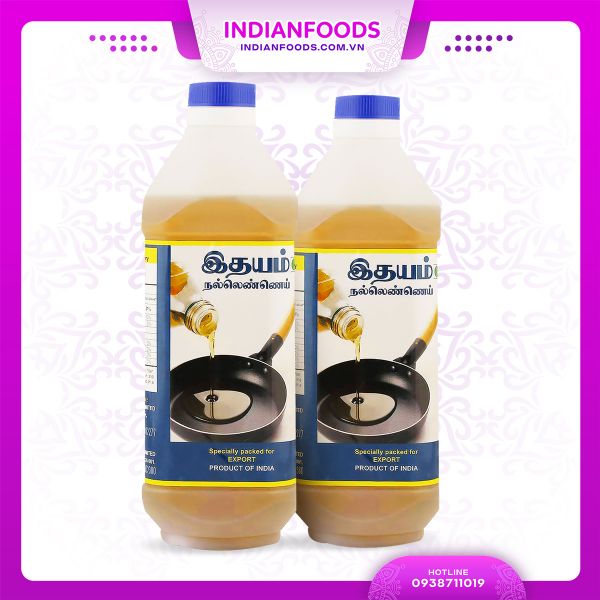  Dầu mè Ấn Độ IDHAYAM Seasame Oil 