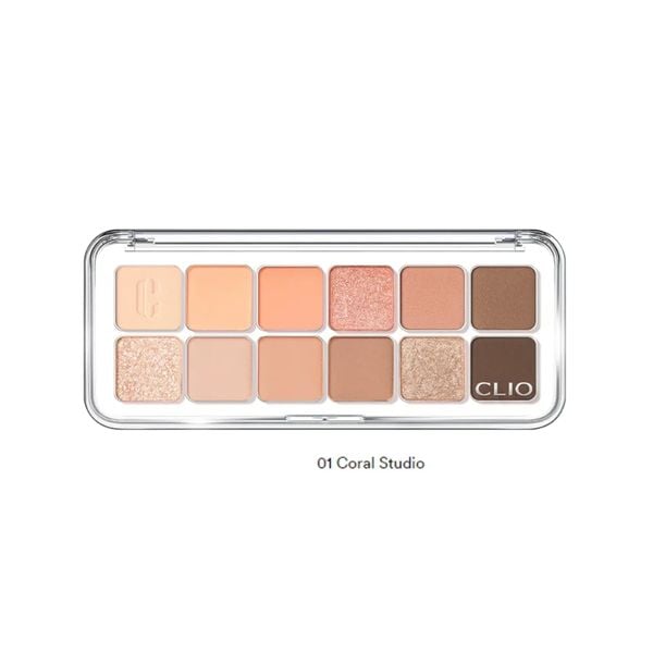  DEAL 1: [DUY NHẤT 28.6] BẢNG MÀU MẮT 12 Ô CLIO PRO EYE PALETTE AIR 7G 