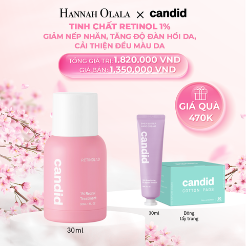  M250_DEAL 2: TINH CHẤT RETINOL 1.0%
GIẢM NẾP NHĂN, TĂNG ĐỘ ĐÀN HỒI DA, CẢI THIỆN ĐỀU MÀU DA 