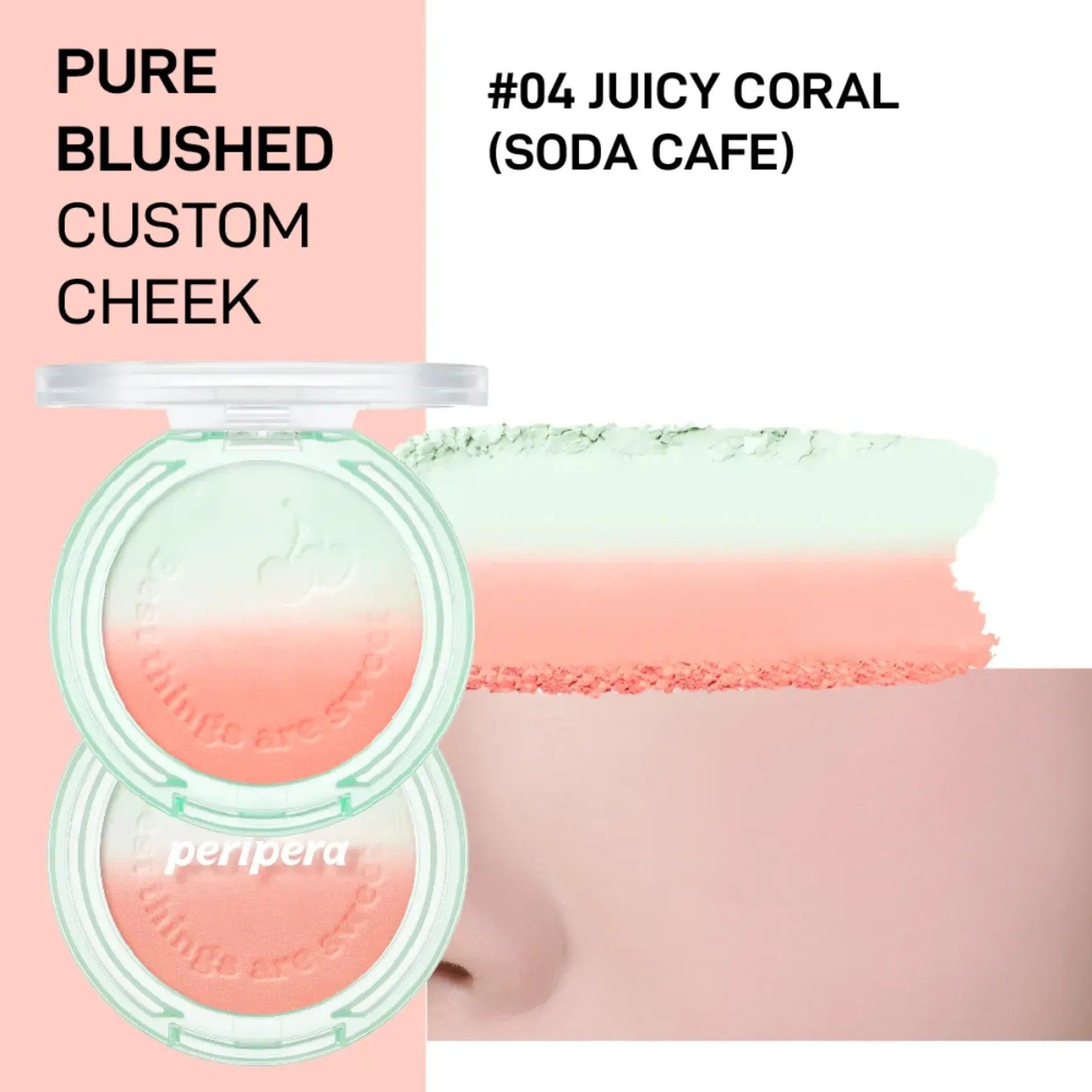  DEAL 1: [DUY NHẤT 28.6] MÁ HỒNG PERIPERA PURE BLUSHED SUNSHINE CHEEK 4.2G 