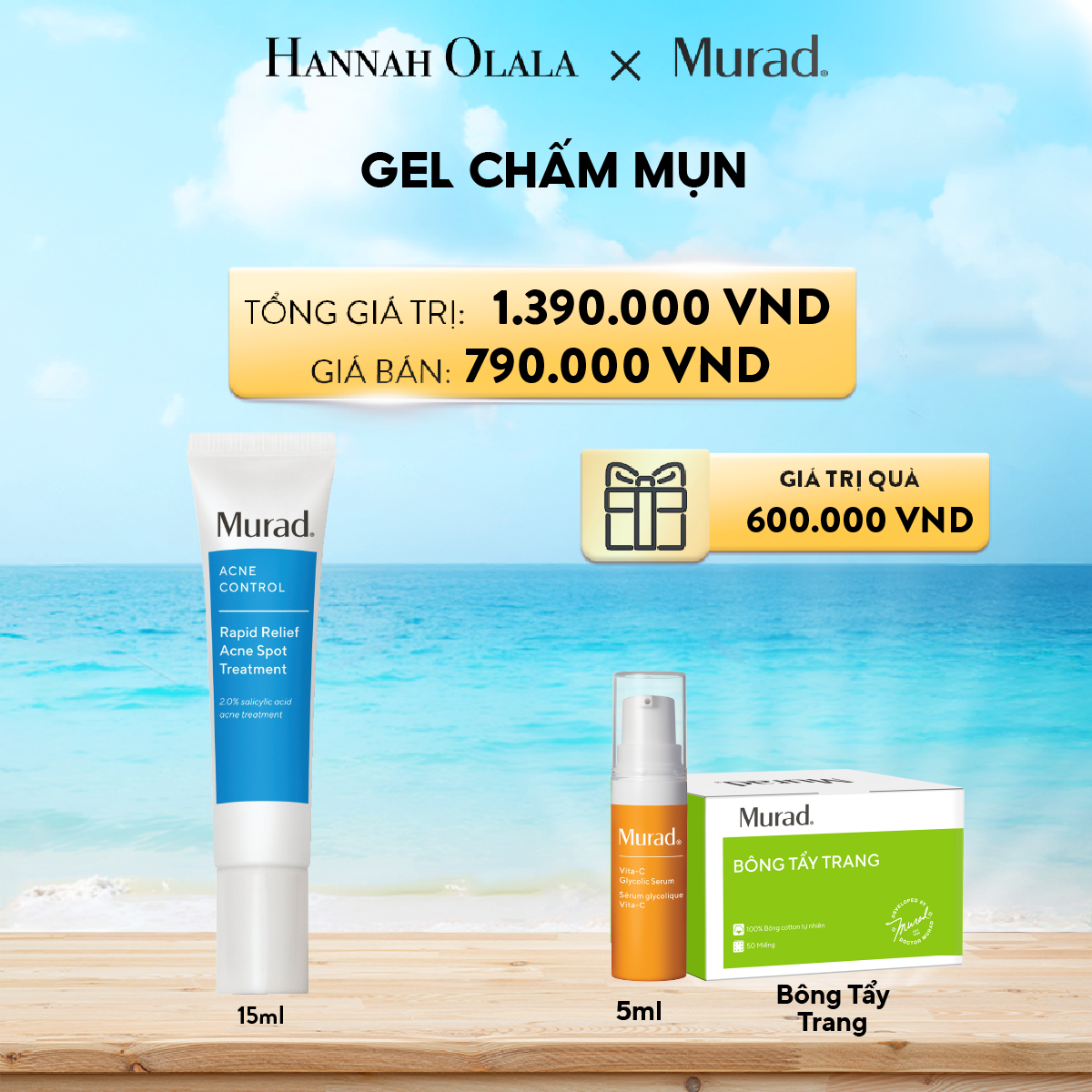  A513_DEAL 5: GEL CHẤM MỤN 15ML 