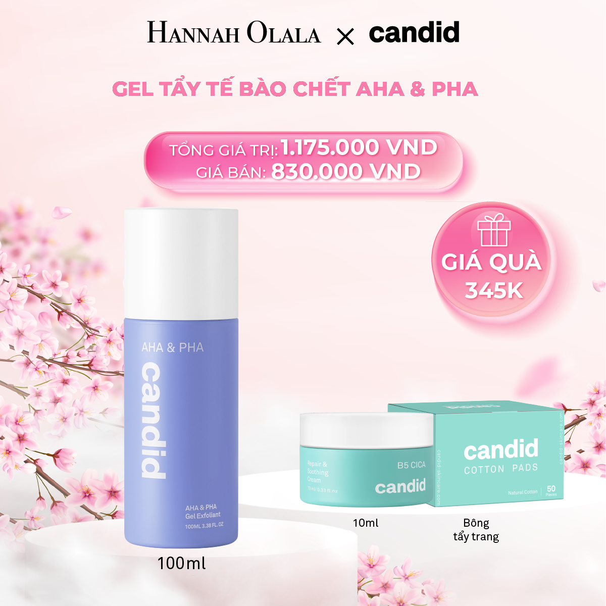 M253_DEAL 5: GEL TẨY TẾ BÀO CHẾT AHA & PHA 