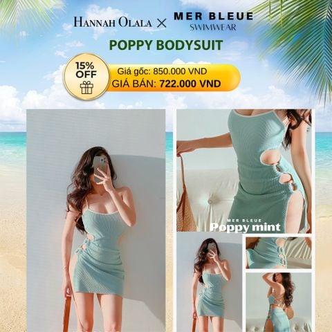  E165_DEAL 5: POPPY BODYSUIT SET - MER BLEUE SWIMWEAR 