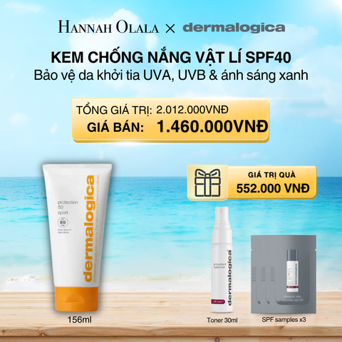  A428_DEAL 10: KEM CHỐNG NẮNG DÀNH CHO NGƯỜI CHƠI THỂ THAO KHÁNG NƯỚC + MỒ HÔI PROTECTION 50 SPORT SPF50 – 156ML 