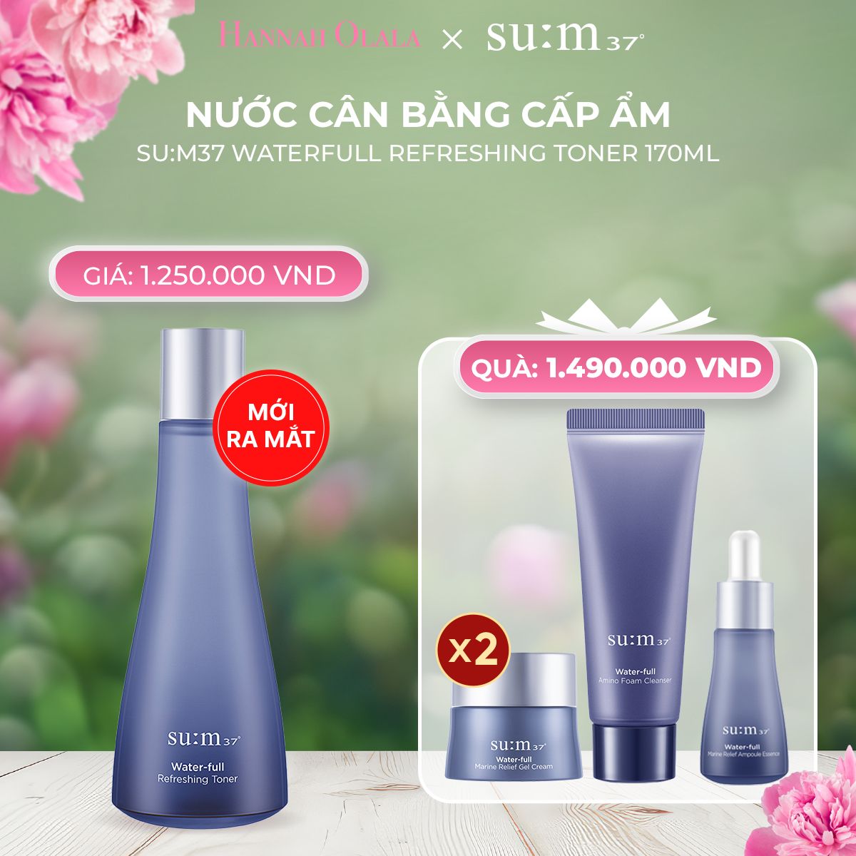  A1333_DEAL 9: NƯỚC CÂN BẰNG CẤP ẨM WATER-FULL REFRESHING TONER 170ML 