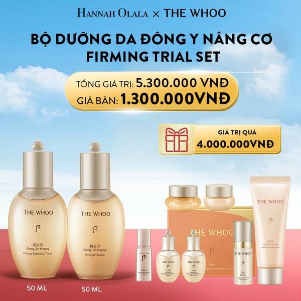  A19_DEAL 13: [PHIÊN BẢN TRẢI NGHIỆM] BỘ DƯỠNG DA ĐÔNG Y NÂNG CƠ WHOO GONGJINHYANG FIRMING TRIAL SET 