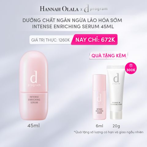  DEAL 13: DƯỠNG CHẤT NGĂN LÃO HÓA SỚM INTENSE ENRICHING SERUM 