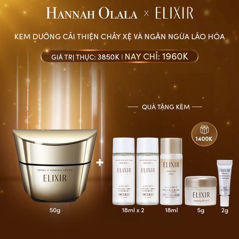  DEAL 18: KEM DƯỠNG CẢI THIỆN CHẢY XỆ NGĂN NGỪA LÃO HÓA ELIXIR TOTAL V FIRMING CREAM 50G 