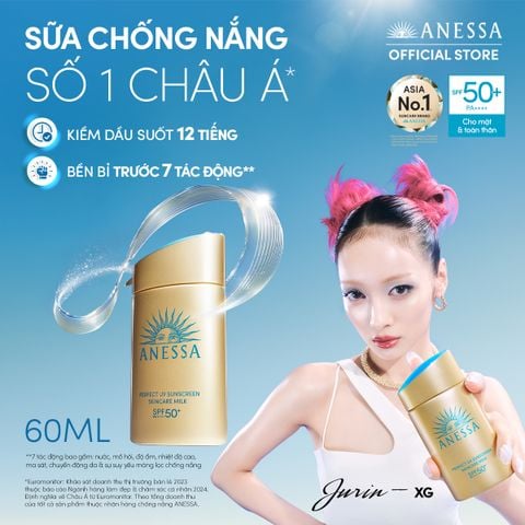  C7: DEAL 15: SỮA CHỐNG NẮNG DƯỠNG DA KIỀM DẦU BẢO VỆ HOÀN HẢO ANESSA GOLD MILK SPF50+ PA++++ 60ML 