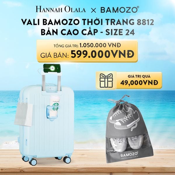  DEAL 3: VALI BAMOZO 8812 CAO CẤP (TẶNG TÚI ĐỰNG GIÀY) 