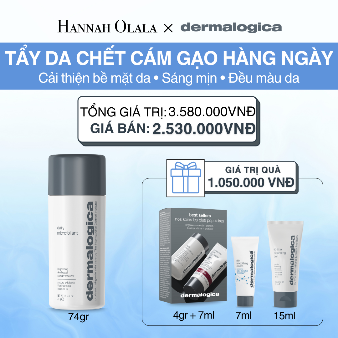  DEAL 1: TẨY DA CHẾT SÁNG MỊN – RẠNG RỠ DAILY MICROFOLIANT - 74GR 