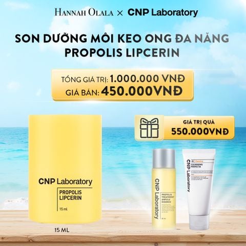  A278_DEAL 21: SON DƯỠNG MÔI KEO ONG PHỤC HỒI VÀ DƯỠNG ẨM PROPOLIS LIPCERIN 15ML 
