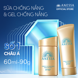  C11: DEAL 19 BACK-UP: COMBO SỮA CHỐNG NẮNG & GEL CHỐNG NẮNG BẢO VỆ HOÀN HẢO CHO MẶT - TOÀN THÂN ANESSA GOLD MILK 60ML + GOLD GEL 90G 