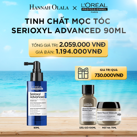  A763_DEAL 1: TINH CHẤT MỌC TÓC L'ORÉAL PROFESSIONNEL SERIOXYL ADVANCED 90ML - DẠNG XỊT (SPRAY) 