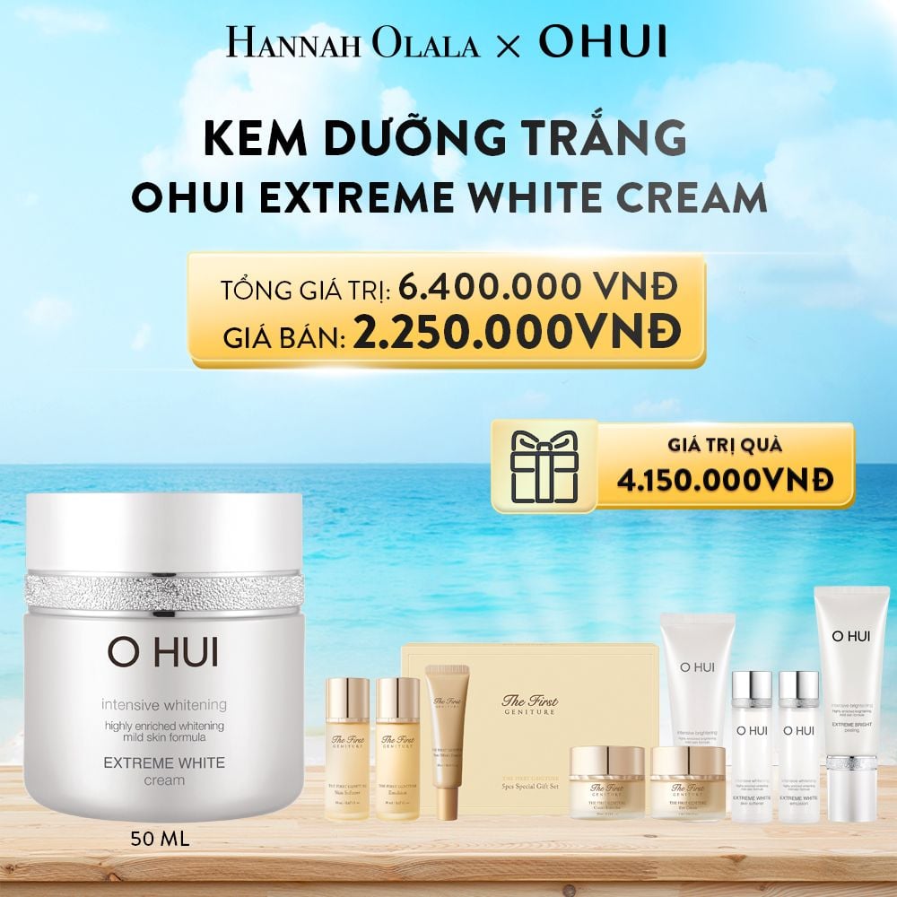  A283_DEAL 11: KEM DƯỠNG TRẮNG OHUI EXTREME WHITE CREAM 50ML 
