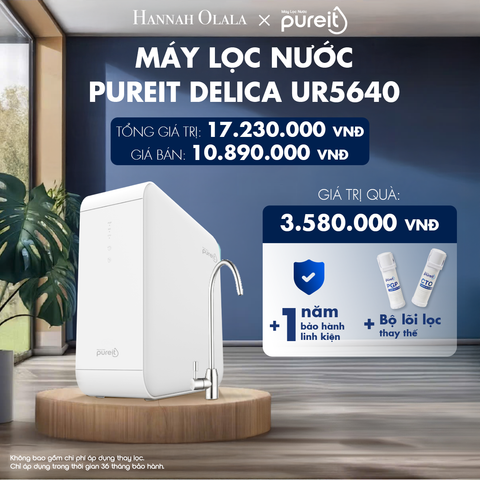  H130_DEAL 4: MÁY LỌC NƯỚC ÂM TỦ BẾP PUREIT DELICA UR5640 