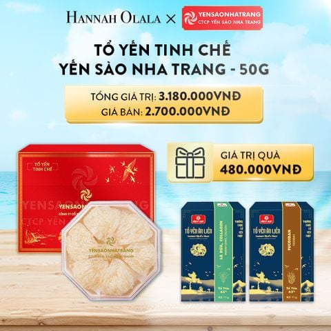  DEAL 07: TỔ YẾN TINH CHẾ YSNT - 50G 