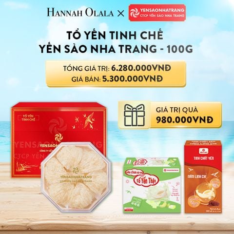  A535_DEAL 08: TỔ YẾN TINH CHẾ YSNT - 100G 