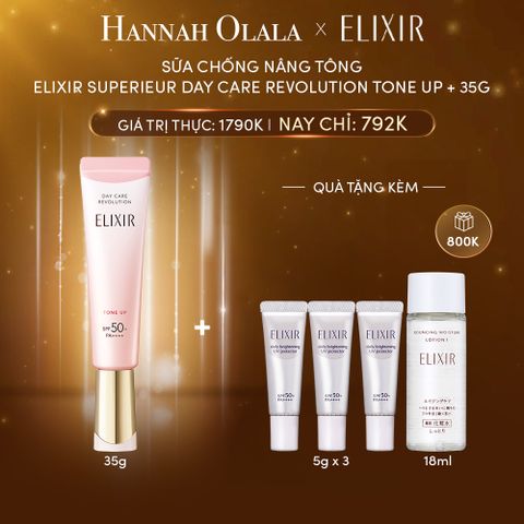  DEAL 21: SỮA CHỐNG NẮNG NÂNG TÔNG ELIXIR SUPERIEUR DAY CARE REVOLUTION TONE UP + 35G 