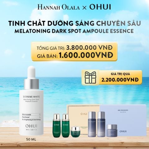  A284_DEAL 12: TINH CHẤT DƯỠNG SÁNG CHUYÊN SÂU NIACINAMIDE 5%EXTREME WHITE MELA TONING DARK SPOT AMPOULE ESSENCE 30ML 
