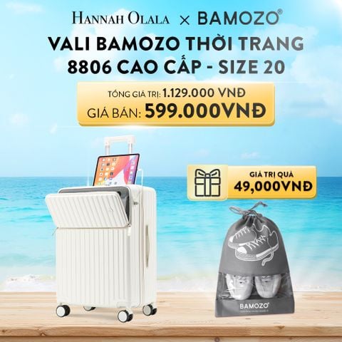  DEAL 5: VALI BAMOZO 8806 CAO CẤP (TẶNG TÚI ĐỰNG GIÀY) 