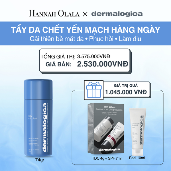  DEAL 2: TẨY DA CHẾT DỊU NHẸ, PHỤC HỒI DA DAILY MILKFOLIANT - 74GR 