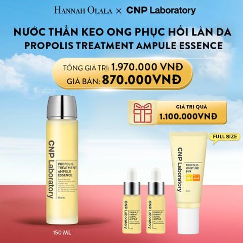 A52_DEAL 43: NƯỚC THẦN KEO ONG PHỤC HỒI LÀN DA PROPOLIS TREATMENT AMPULE ESSENCE 150ML 