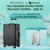  E1418: DEAL 2: VALI BAMOZO KHUNG NHÔM 9066 BẢN THƯỜNG (TẶNG BỌC VALI) 