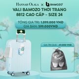  E1436: DEAL 3: VALI BAMOZO 8812 CAO CẤP (TẶNG TÚI ĐỰNG GIÀY) 