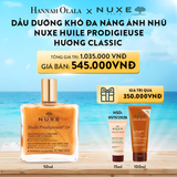 A163_Deal 2: DẦU DƯỠNG KHÔ ĐA NĂNG ÁNH NHŨ NUXE HUILE PRODIGIEUSE SHIMMERING DRY OIL 50ML (CHỌN HƯƠNG) 