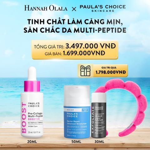  A463_DEAL 2: [BEST SELLER] TINH CHẤT LÀM CĂNG MỊN VÀ SĂN CHẮC DA PAULA'S CHOICE PRO-COLLAGEN MULTI-PEPTIDE BOOSTER MÃ 3020 20ML 