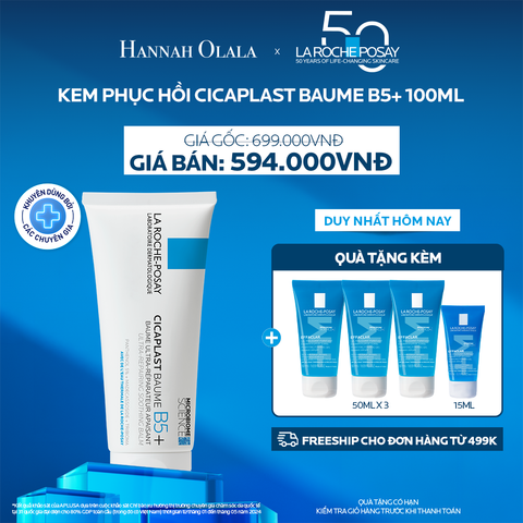  K6_DEAL 6: KEM DƯỠNG CICAPLAST BAUME B5+ GIÚP PHỤC HỒI SAU 1H 100ML 