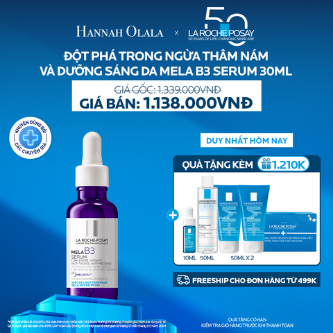  K8_DEAL 8: DƯỠNG CHẤT GIÚP CẢI THIỆN GIẢM THÂM NÁM & DƯỠNG SÁNG TOÀN DIỆN MELA B3 SERUM 30ML 