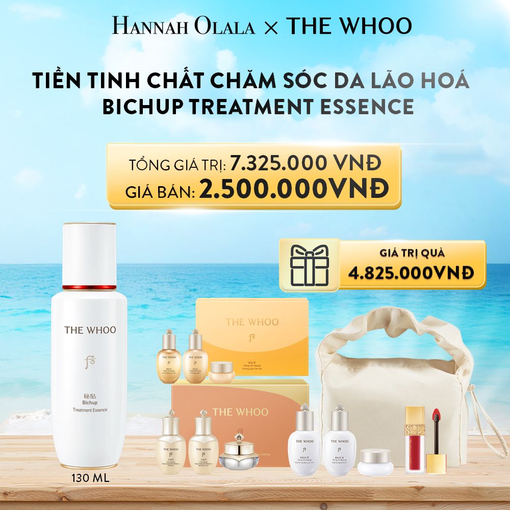  A300_DEAL 3: BỘ TIỀN TINH CHẤT CHĂM SÓC DA LÃO HOÁ THE WHOO BICHUP TREATMENT ESSENCE 130ML 