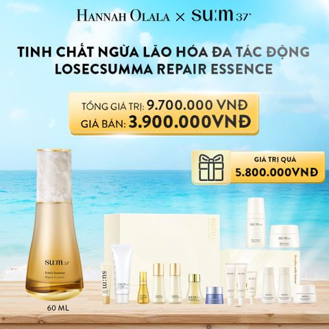  A289_DEAL 18: PHIÊN BẢN CẢI TIẾN 2025 - TINH CHẤT NGĂN NGỪA LÃO HÓA ĐA TÁC ĐỘNG CẢI THIỆN 8 VẤN ĐỀ SU:M37 8-MIRACLE POWER ESSENCE 60ML 