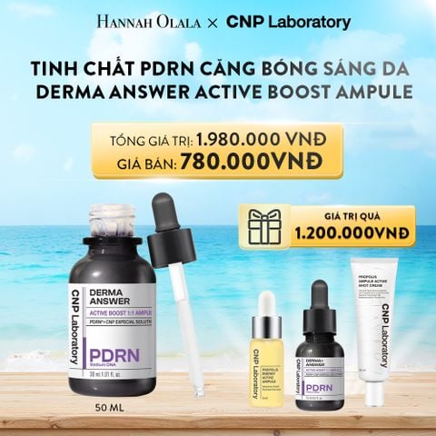  A280_DEAL 23: BỘ TINH CHẤT CNP D.A ACTIVE BOOST AMPULE (PDRN) 30ML + 15ML 