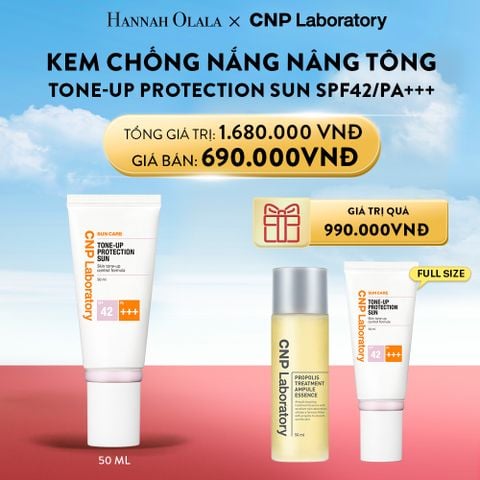  A54_DEAL 45: KEM CHỐNG NẮNG NÂNG TÔNG CNP LABORATORY TONE-UP PROTECTION SUN SPF42/PA+++ 50ML 