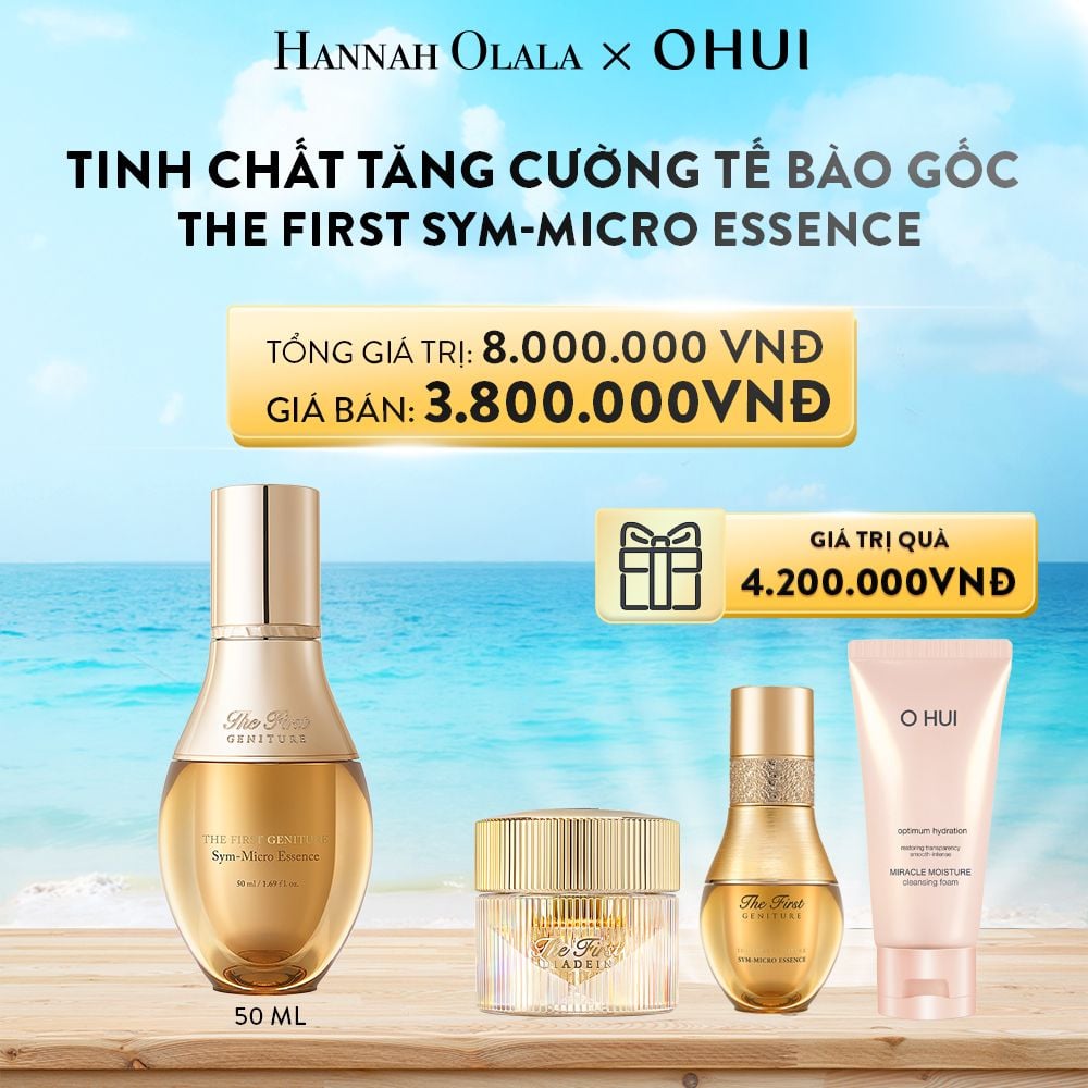  A286_DEAL 14: PHIÊN BẢN 2025 - TINH CHẤT TĂNG CƯỜNG TẾ BÀO GỐC OHUI THE FIRST SYM-MICRO ESSENCE 50ML 