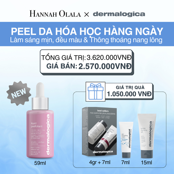  DEAL 4: (MỚI) PEEL CẢI THIỆN BỀ MẶT DA HÀNG NGÀY PHIÊN BẢN NÂNG CẤP LIQUID PEELFOLIANT - 59ML 