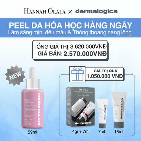  DEAL 4: (MỚI) PEEL CẢI THIỆN BỀ MẶT DA HÀNG NGÀY PHIÊN BẢN NÂNG CẤP LIQUID PEELFOLIANT - 59ML 