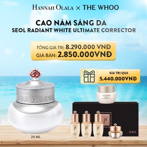  A301_DEAL 4: CAO NÁM SÁNG DA WHOO SEOL RADIANT WHITE ULTIMATE CORRECTOR 20ML 