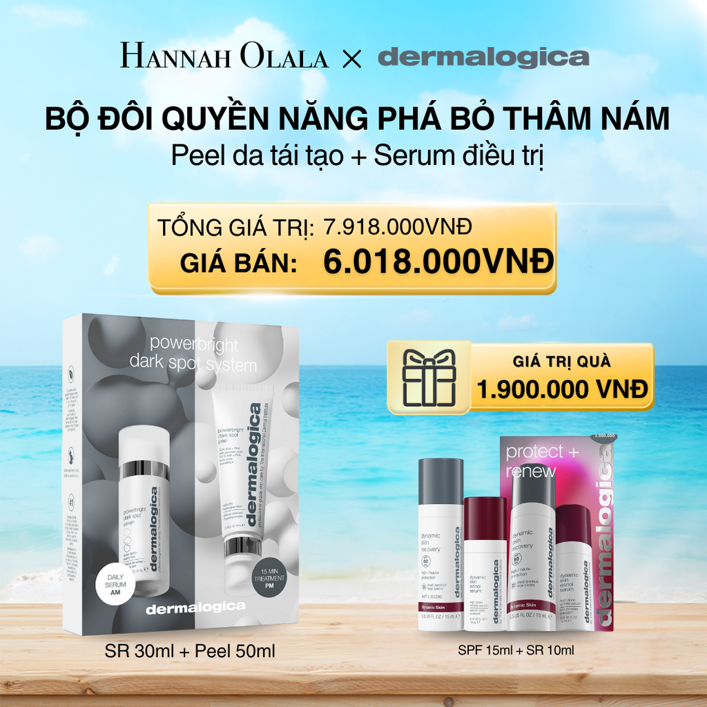  A430_DEAL 3: BỘ ĐÔI MỜ ĐỐM NÂU TRONG 7 NGÀY POWERBRIGHT DARK SPOT PEEL 50ML + POWERBRIGHT DARK SPOT SERUM 30ML 